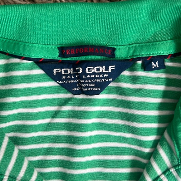 Polo Golf: Ralph Lauren- Short Sleeve Performance Cotton Polo Shirt - Picture 3 of 5